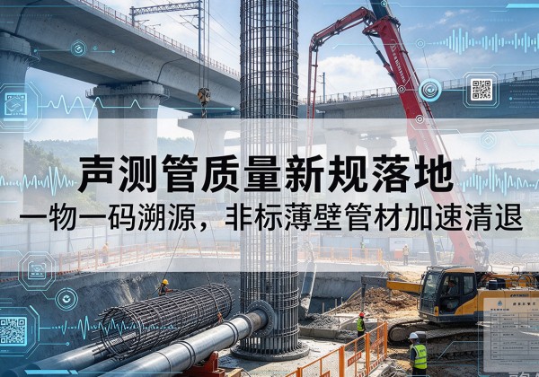 江南声测管质量新规落地，一物一码溯源，非标薄壁管材加速清退