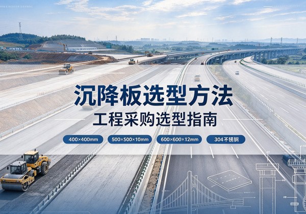 江南沉降板选择方法